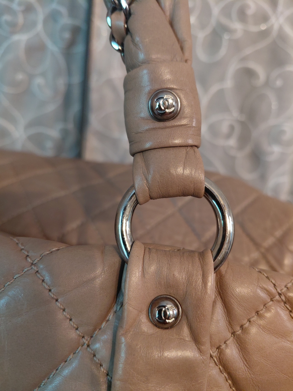 Chanel Vintage Series 11 Era Lambskin Lady Braid Travel Tote - Picture 9 of 16
